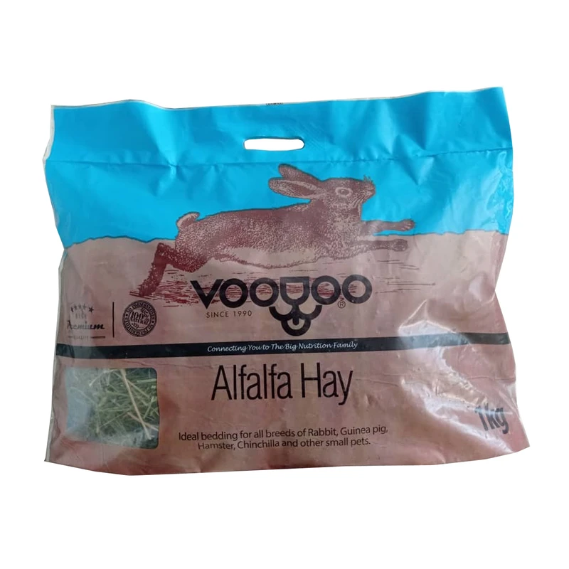 یونجه جوندگان وودوو مدل Alfalfa Hay وزن 1 کیلوگرم